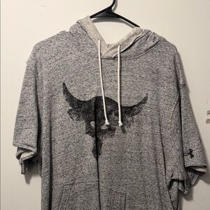 Under Armour Gray Hooded Sleeveless T shirt